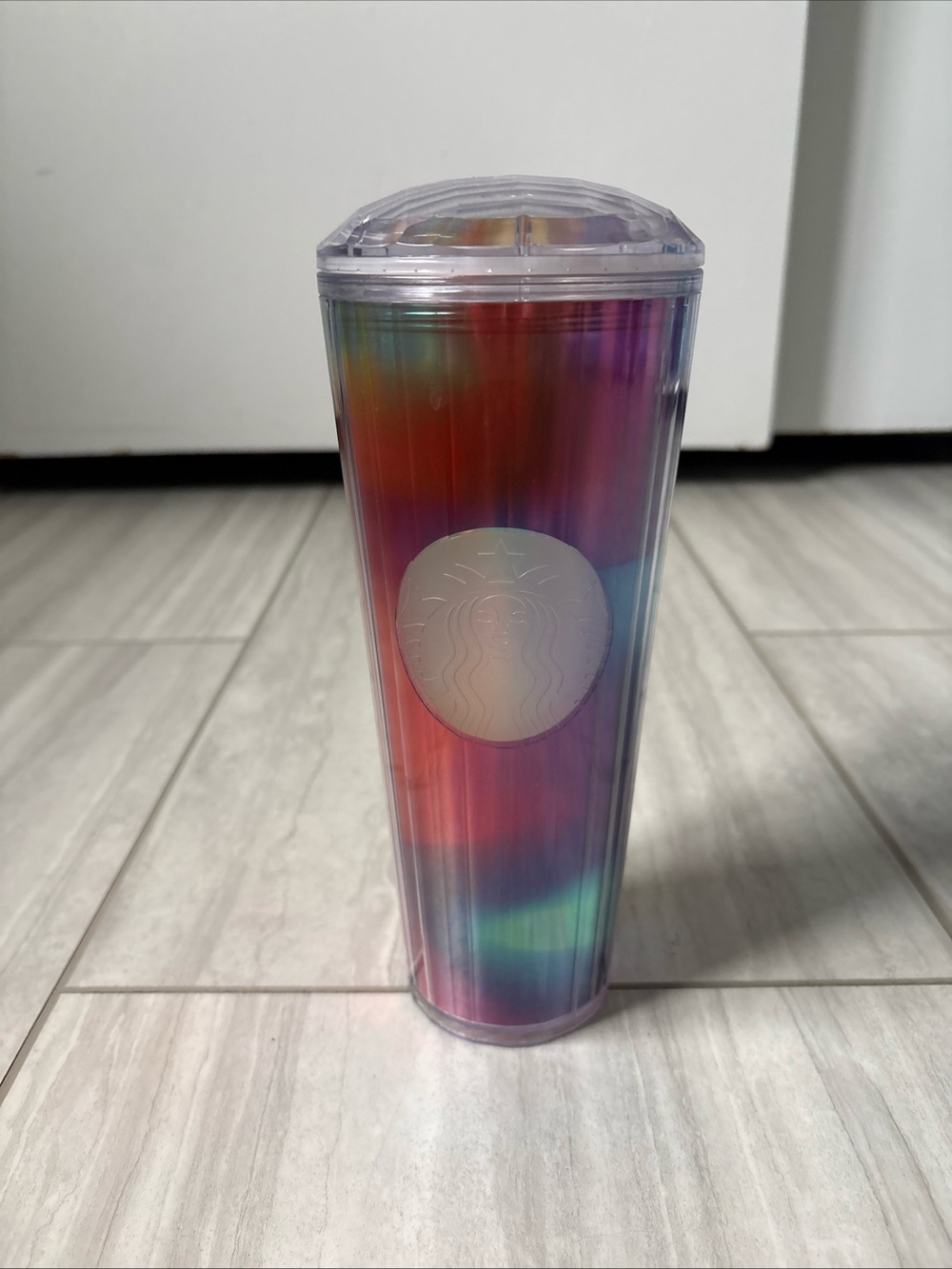 Starbucks 2021 Kaleidoscope Rainbow Pride 24 oz. Summer Tumbler no straw
